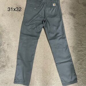 Carhartt Men's Gray Pants, WIP 31x32